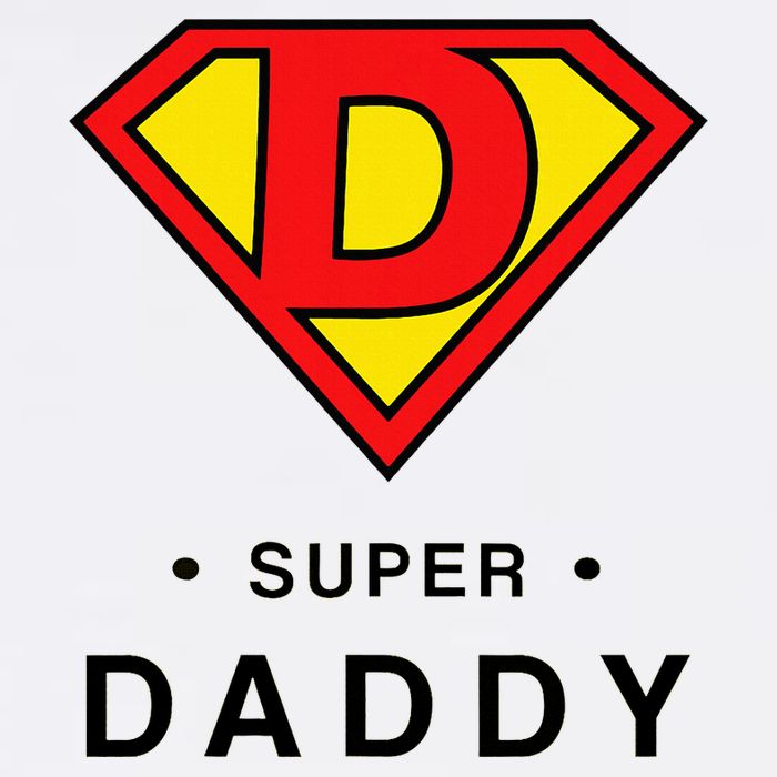 Super Daddy Dad Is My Hero Fathers Day Garment-Dyed Sweatshirt