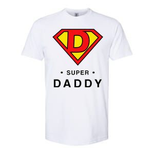 Super Daddy Dad Is My Hero Fathers Day Softstyle CVC T-Shirt