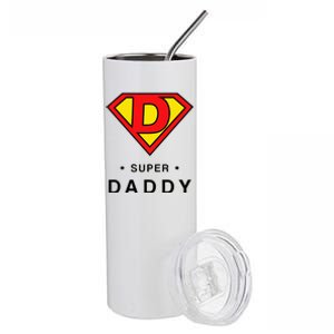 Super Daddy Dad Is My Hero Fathers Day Stainless Steel Tumbler