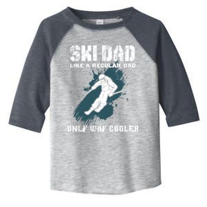 Ski Dad Definition Fathers Day Ski Gift Toddler Fine Jersey T-Shirt