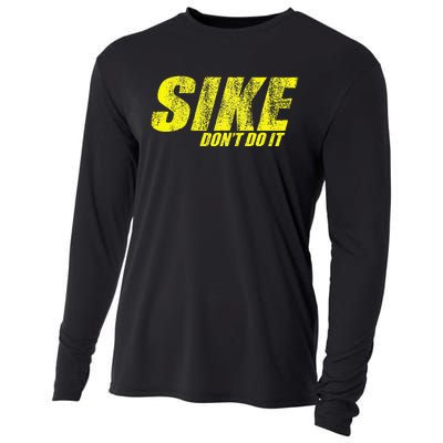 Sike Dont Do It Cooling Performance Long Sleeve Crew