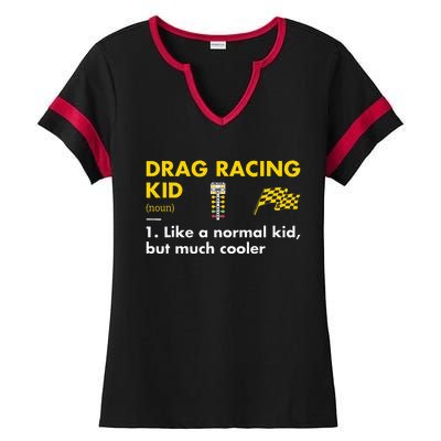 Sport Definition Drag Racing Ladies Halftime Notch Neck Tee