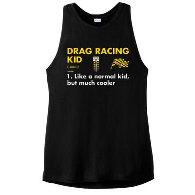 Sport Definition Drag Racing Ladies PosiCharge Tri-Blend Wicking Tank