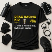 Sport Definition Drag Racing Cooling Performance Crew T-Shirt
