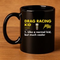 Sport Definition Drag Racing 11oz C Handle Ceramic Mug