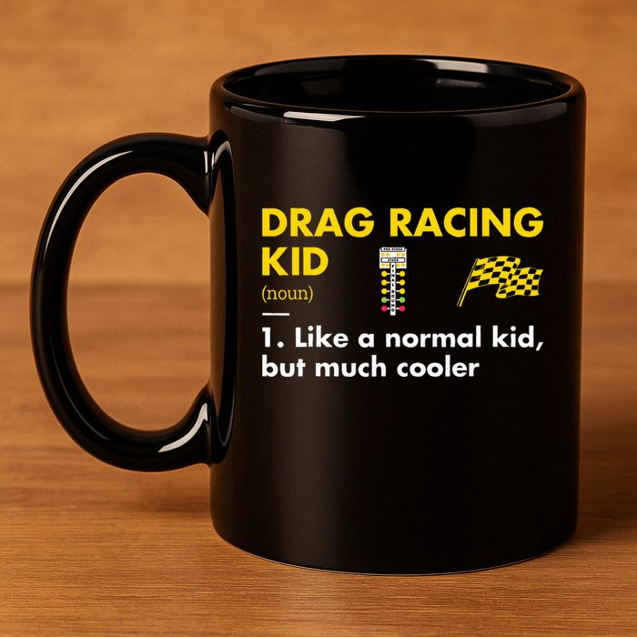 Sport Definition Drag Racing 11oz C Handle Ceramic Mug