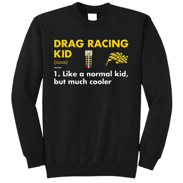 Sport Definition Drag Racing Tall Sweatshirt