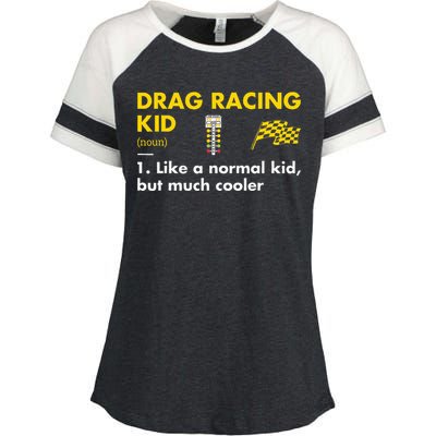 Sport Definition Drag Racing Enza Ladies Jersey Colorblock Tee