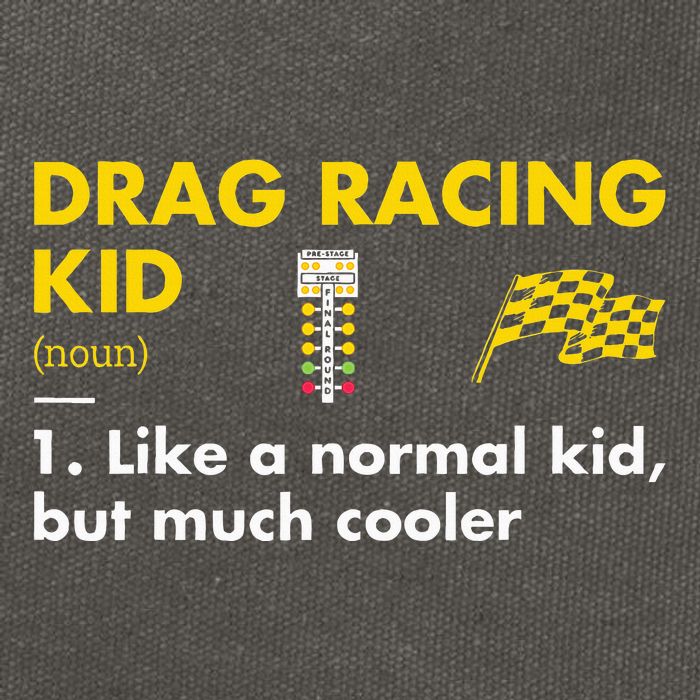 Sport Definition Drag Racing Cotton Canvas Backpack