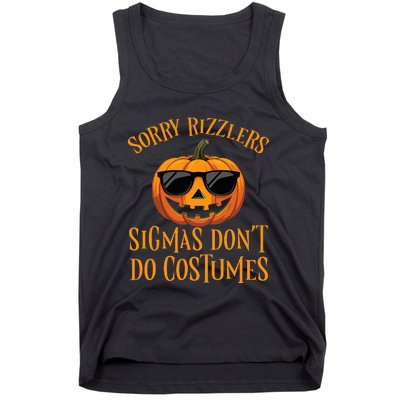 Sigmas Don’T Do Costumes Funny Halloween Tank Top