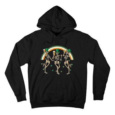 Skeleton Dancing Drink St PatrickS Day Hoodie