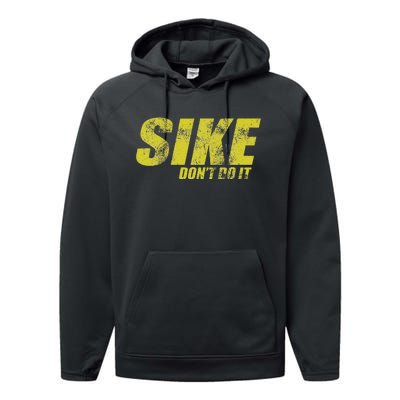 Sike DonT Do It Funny Wimpy Rules Fans Humor Character Performance Fleece Hoodie