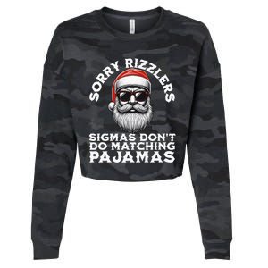 Sigmas DonT Do Matching Pajamas Christmas Santa Sigma Cropped Pullover Crew