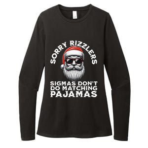 Sigmas DonT Do Matching Pajamas Christmas Santa Sigma Womens CVC Long Sleeve Shirt