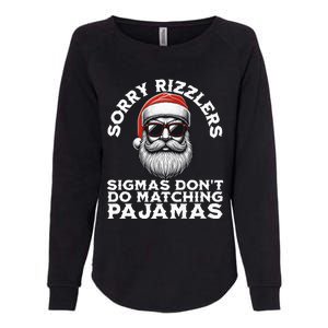 Sigmas DonT Do Matching Pajamas Christmas Santa Sigma Womens California Wash Sweatshirt