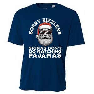 Sigmas DonT Do Matching Pajamas Christmas Santa Sigma Cooling Performance Crew T-Shirt