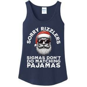 Sigmas DonT Do Matching Pajamas Christmas Santa Sigma Ladies Essential Tank