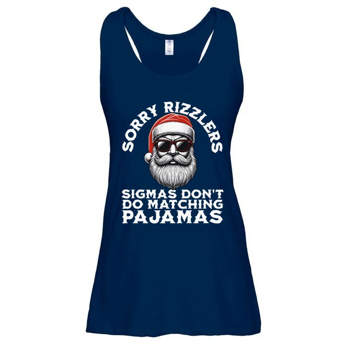 Sigmas DonT Do Matching Pajamas Christmas Santa Sigma Ladies Essential Flowy Tank