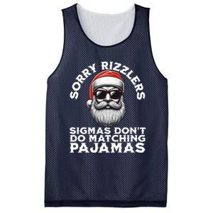 Sigmas DonT Do Matching Pajamas Christmas Santa Sigma Mesh Reversible Basketball Jersey Tank