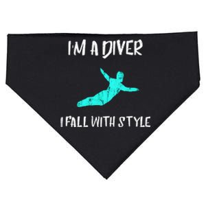 Springboard Diver Diving Platform Diving Aquatic Sport USA-Made Doggie Bandana