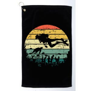 Scuba Diving Dive Diver Platinum Collection Golf Towel