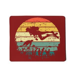 Scuba Diving Dive Diver Mousepad