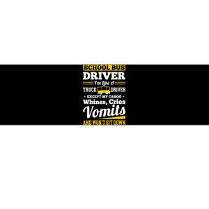 School District Drivers Yellow Shuttle Bus Drivers Gifts Bumper Sticker