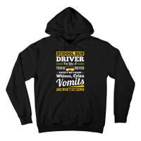 School District Drivers Yellow Shuttle Bus Drivers Gifts Tall Hoodie