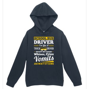 School District Drivers Yellow Shuttle Bus Drivers Gifts Urban Pullover Hoodie