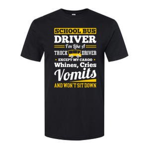 School District Drivers Yellow Shuttle Bus Drivers Gifts Softstyle CVC T-Shirt