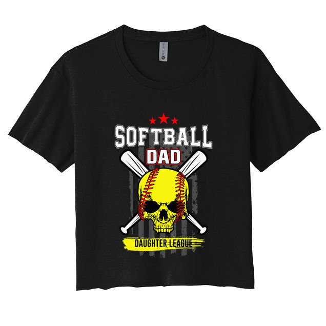 Softball Dad Daughter League Crop Top