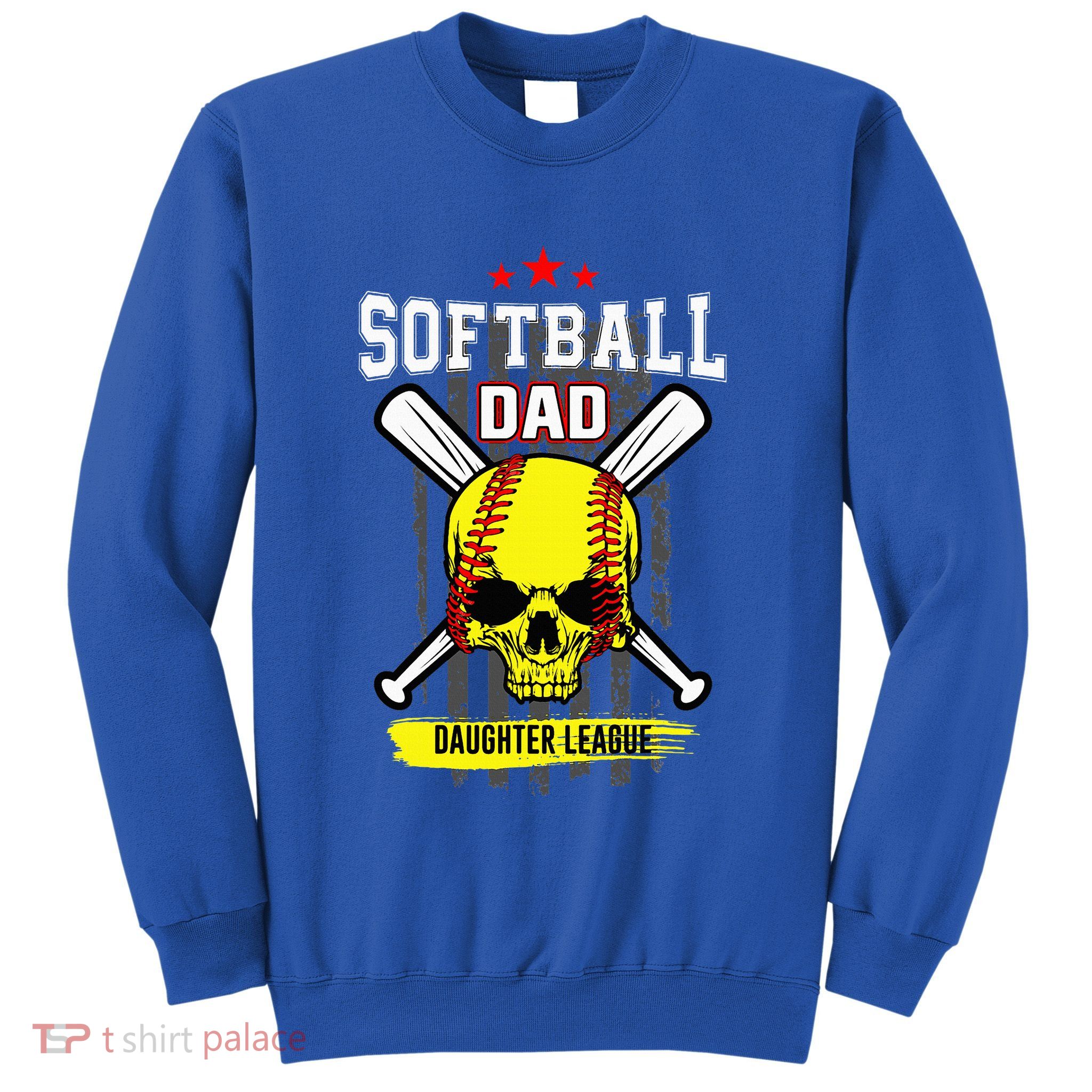 Softball Dad Daughter League Sweatshirt