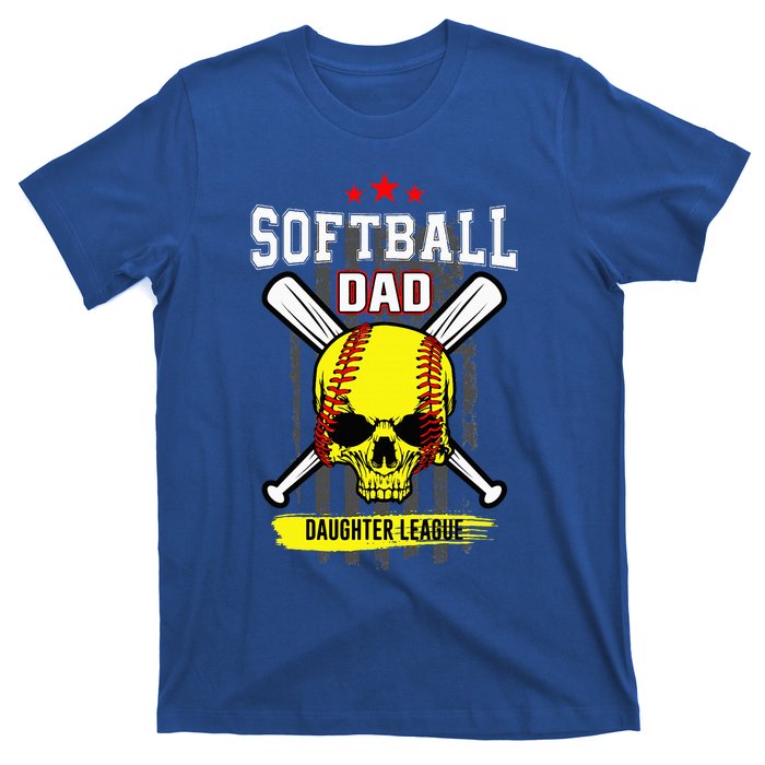 Softball Dad Daughter League T-Shirt