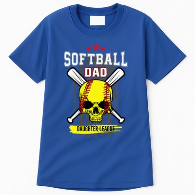 Softball Dad Daughter League Tall T-Shirt