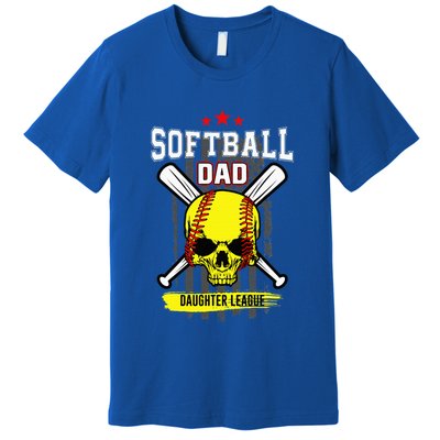Softball Dad Daughter League Premium T-Shirt