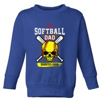 Softball Dad Daughter League Toddler Sweatshirt