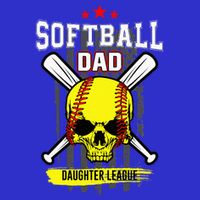 Softball Dad Daughter League Toddler Sweatshirt