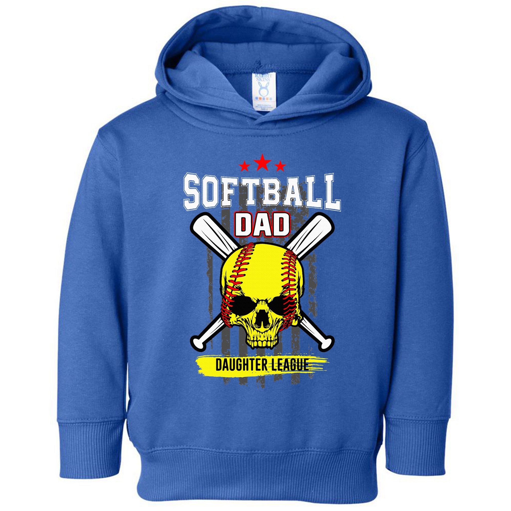 Softball Dad Daughter League Toddler Hoodie