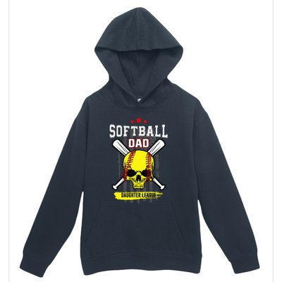 Softball Dad Daughter League Urban Pullover Hoodie