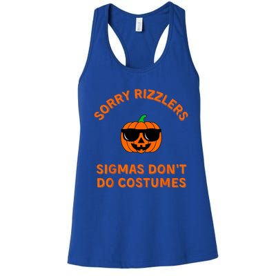 Sigmas DonT Do Costumes Funny Gen Alpha Halloween Women's Racerback Tank