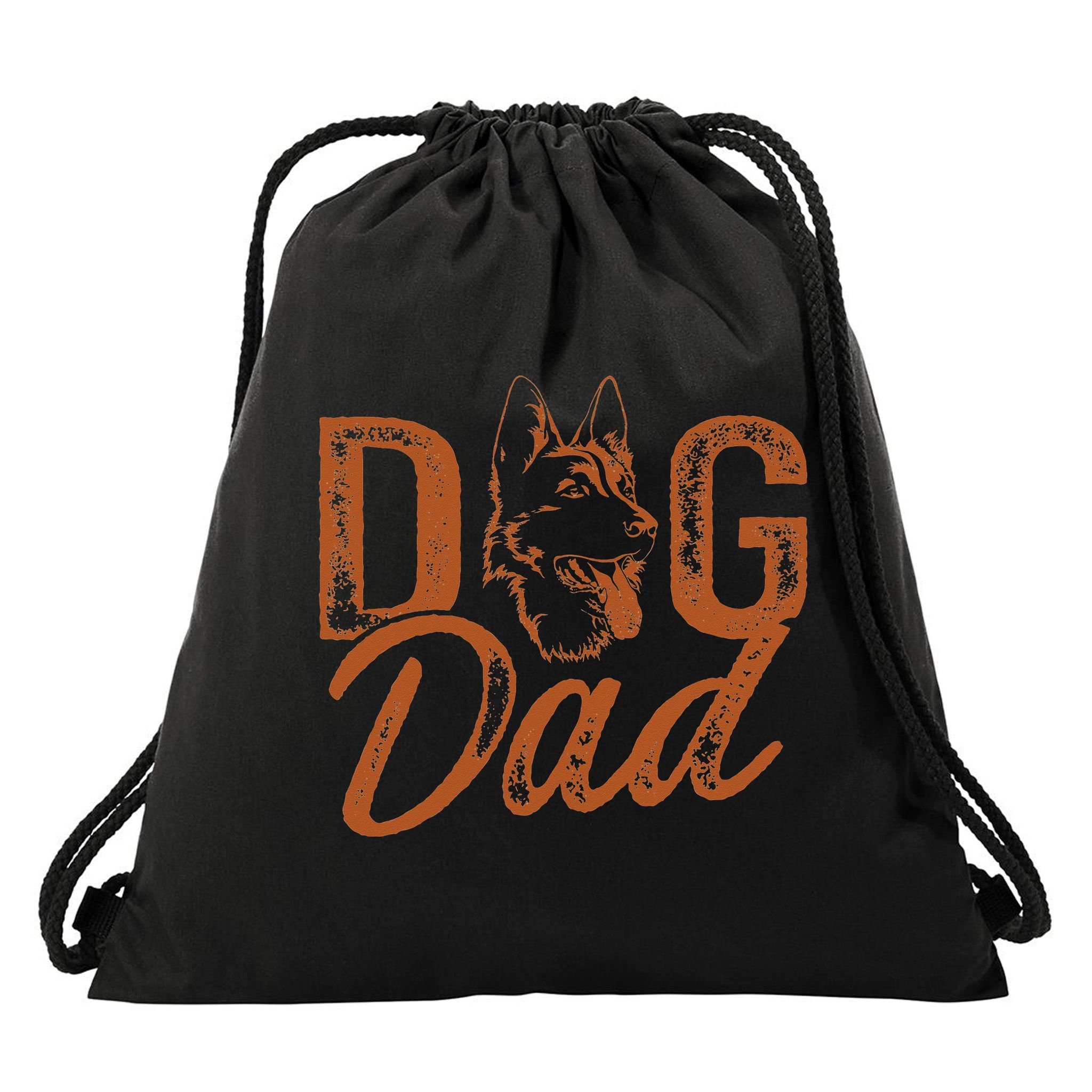 Shepherd Dog Dad German Shepherd Drawstring Bag