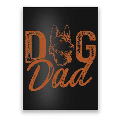 Shepherd Dog Dad German Shepherd Poster