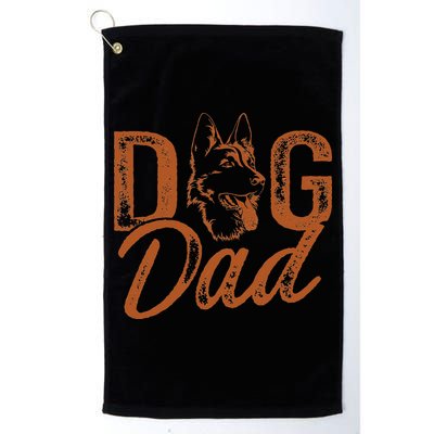 Shepherd Dog Dad German Shepherd Golf Towel