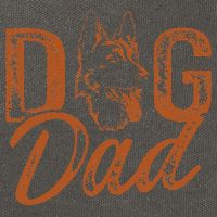 Shepherd Dog Dad German Shepherd Cotton Canvas Backpack