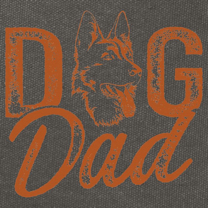 Shepherd Dog Dad German Shepherd Cotton Canvas Backpack