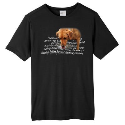 Schlop Dog Drinking Water Meme Tall Fusion ChromaSoft Performance T-Shirt