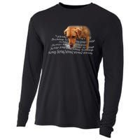 Schlop Dog Drinking Water Meme Cooling Performance Long Sleeve Crew