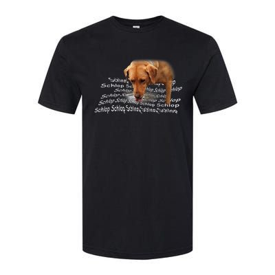 Schlop Dog Drinking Water Meme Softstyle CVC T-Shirt