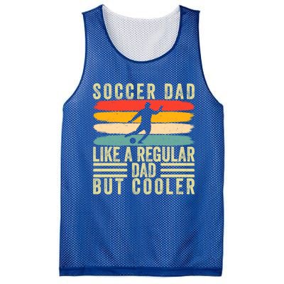 Soccer Dad Design Father Day Soccer Father Cute Gift Mesh Reversible Basketball Jersey Tank