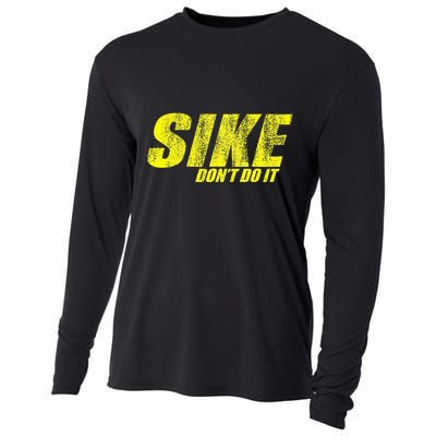 Sike Dont Do It Cooling Performance Long Sleeve Crew